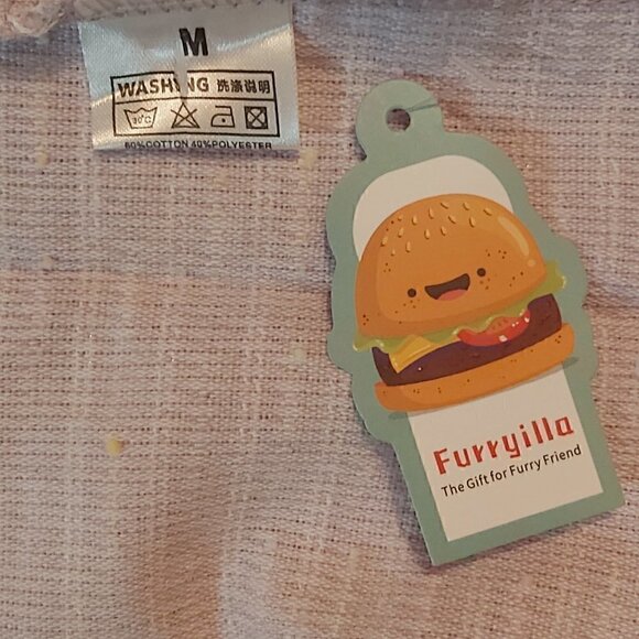 Furryilla Lilac Lace Vest Dog Sweater Tank Top For Small Dogs Size Medium - Picture 5 of 6